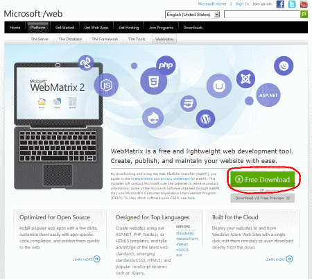 Webmatrix-installler-1